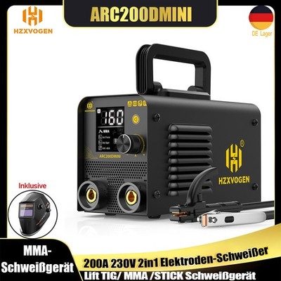 200Amp MMA/Stick Lift WIG Schweißgerät 240V E-Hand Inverter IGBT schweißinverter