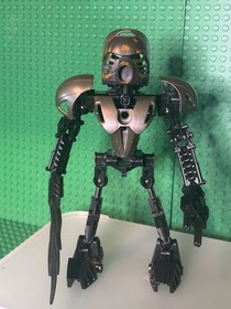 LEGO Bionicle Shadow Toa Nuva Infected Makuta 8534 Black Kanohi Hau Custom  Moc