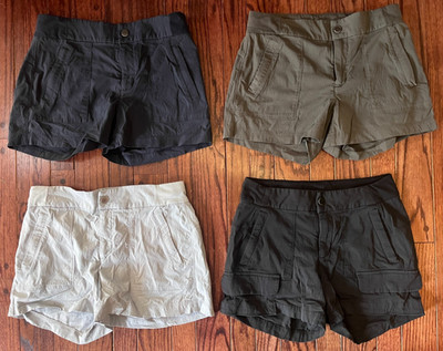 EUC Women's ATHLETA Trekkie Utility Hiking Outdoor Athletic Shorts Pockets 4