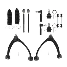 for Silverado Sierra Yukon XL 1500 Tahoe 12pc Front Upper Control Arms Sway Bars