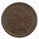 ---1877 Indian Head Cent Penny Extremely Fine As shown in the figure---