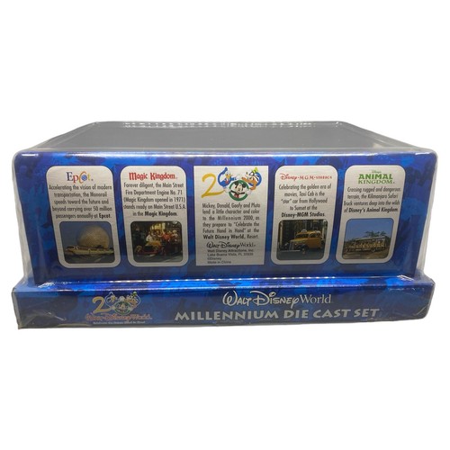 Walt Disney World Millenium Gold Die Cast Vehicle Set Theme Park Exclusive 2000 - Picture 2 of 4