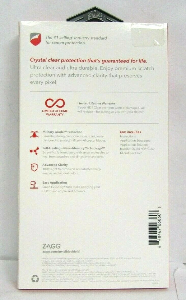 ZAGG - InvisibleShield HD Film Screen Protector for Google Pixel 2 XL  - Image 3 of 3