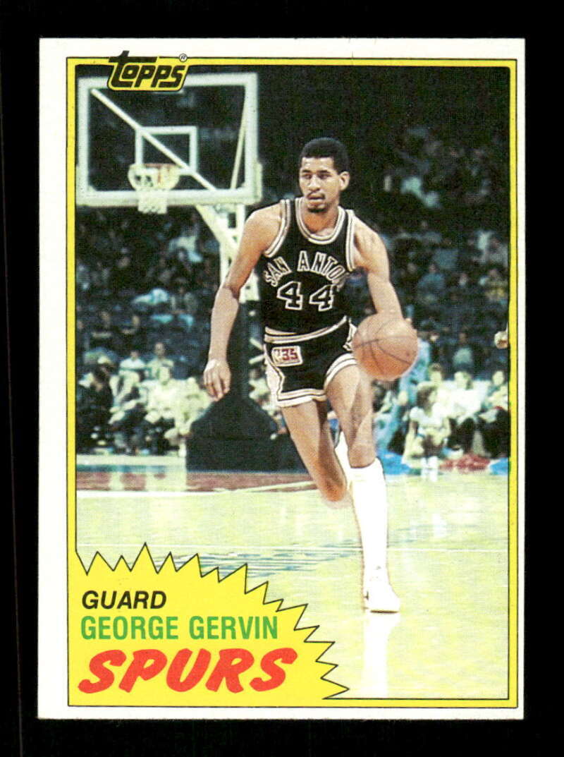 1981-82 Topps 37 George Gervin EX to EXMT 01 BXCP31