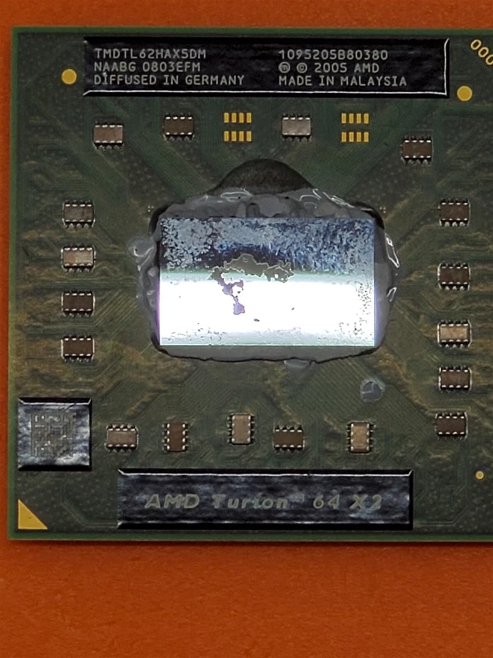 AMD Turion 64 X2 TMDTL62HAX5DM CPU Processor NAABG - Image 3 of 4
