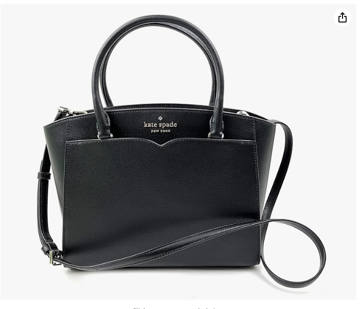 Kate Spade Frannie Leather Medium Satchel Crossbody Shoulder Bag Purse