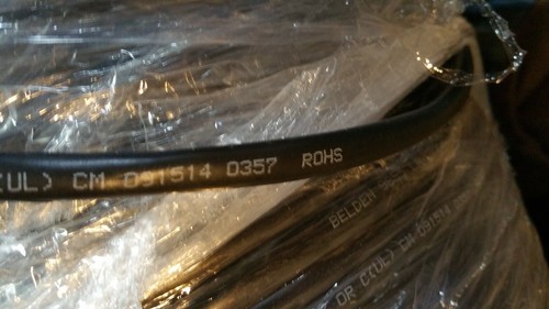 Belden Wire 9855 22/2P Shielded Twinaxial 100 Ohm Computer POS Cable CM /25ft - Picture 4 of 7
