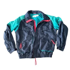 Vintage 90s Columbia Bugaboo Retro Nylon Windbreaker Ski Jacket Mens Size L