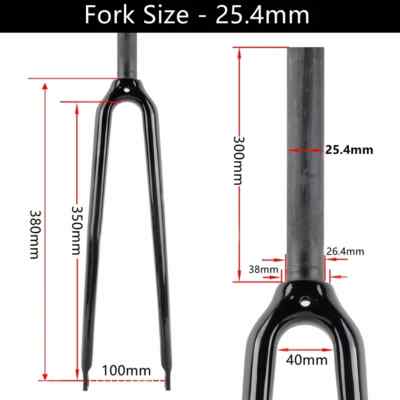 Carbon Fibre Road Bike Front Fork 700C Cycling Parts Steerer Tube