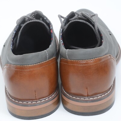 Madden Akarn Men\'s 9.5 Textured Derby Oxfords Vegan Leather Old Money Preppy Off Madden Akarn Men main image 2