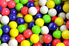 1 lb Bulk Dubble Bubble Tropical Fruit Gumballs 1" 24mm Gum Balls, Candy
