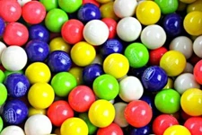 1 lb Bulk Dubble Bubble Tropical Fruit Gumballs (1" 24mm) Gum Balls, Candy