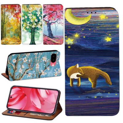 Folio Stand Cover Leder Wallet Case - passt Google Pixel 9 / 9 Pro XL / 9A Handy
