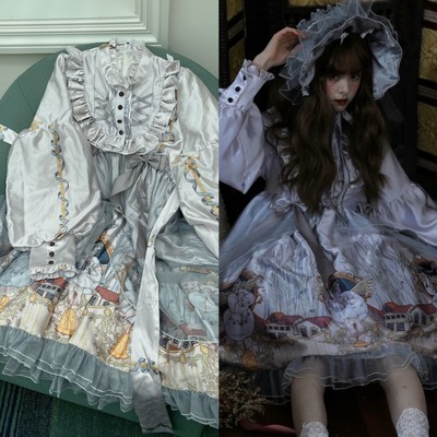 Lolita dress OnePiece 「天使街道 The Streets of Angels」@omouteien 