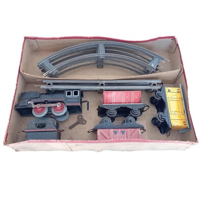 DISTLER CLOCKWORK TIN LITHO TRAIN SET US-ZONE GERMANY | eBay