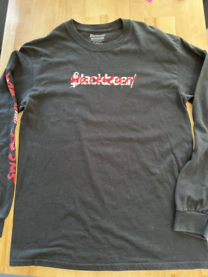 Black Bear Swear To God Music Graphics Long Sleeve BLACK T Shirt