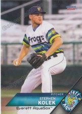 2021 Everett AquaSox Stephen Kolek RC Rookie Seattle Mariners