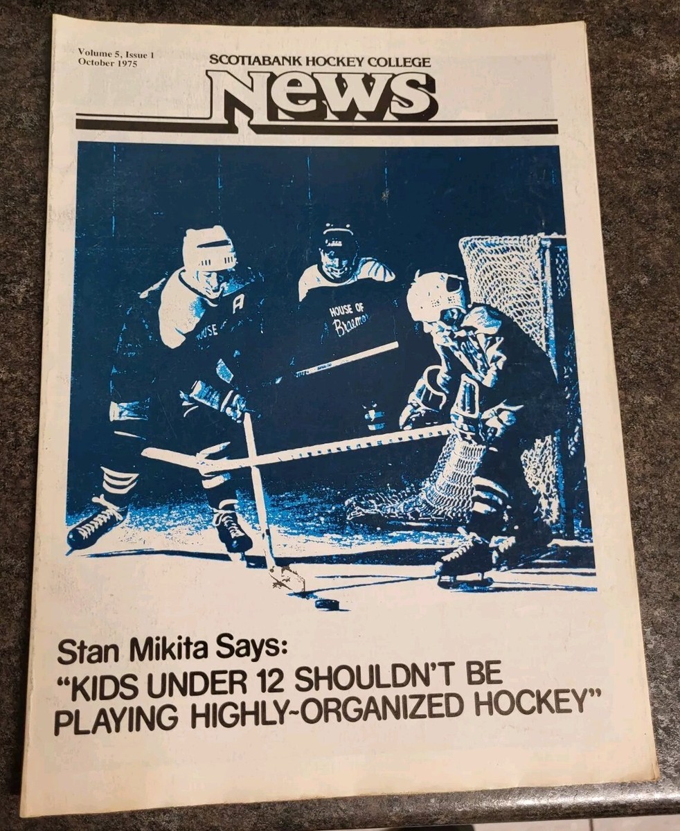 Oct 1975 Scotiabank Hockey College News Stan Makita Cover & Rene Robert  Poster | eBay