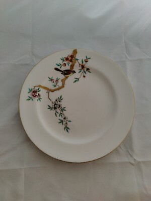 Antiker Minton Mintons handbemalter Vogel Teller 20 cm Essex? Top Zustand 