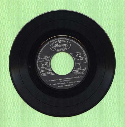 LOUIS ARMSTRONG / Hello Dolly / MERCURY 126 188 MCE Press Spain 1965 EP VG+ - Picture 4 of 5