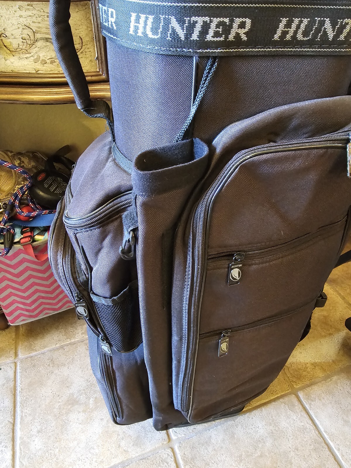 Hunter Golf BAG 13 Way Cart Carry Golf Bag with Rain Cover and Strap 11