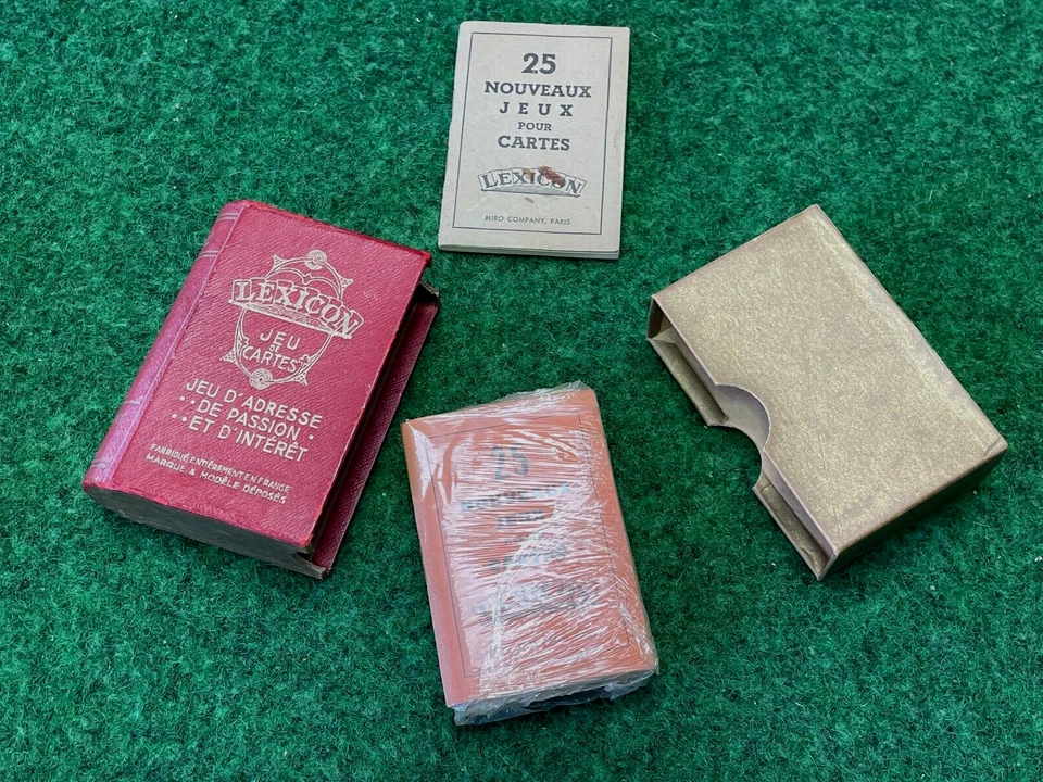 Vintage 1937 : LEXICON jeu de cartes par ABÉCÉ, Miro company éditeurs Paris 1937 - Photo 3/4