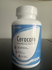 Pharmagetics Ceracare Blood Sugar Support 60 Capsules Exp 11/2026 - New/Sealed 