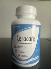 Pharmagetics Ceracare Blood Sugar Support 60 Capsules Exp 11/2026 - New/Sealed!