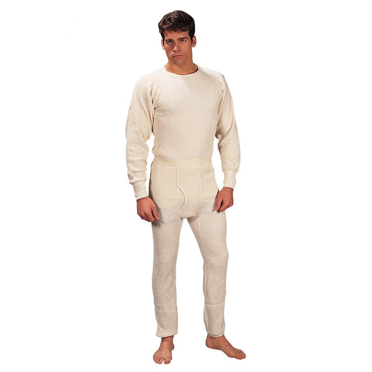 Long John Underwear Extra Heavyweight Thermal Knit Cold Weather