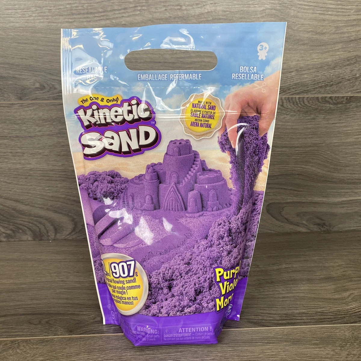 Kinetic Sand The Original Moldable Play Sand, 2 Lb Purple Violet