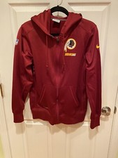 Washington Redskins Commanders NFL Nike Therma-Fit Full Zip Hoodie Size Small