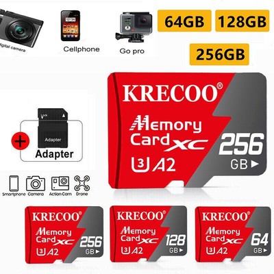 High Endurance Micro SD Card Memory Card 32GB 64GB 128GB 256GB V30 C10 CCTV