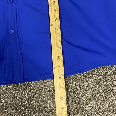 Chemise de pêche boutonnée manches courtes bleu appât argenté homme XL