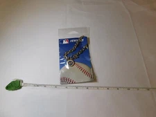 Mets baseball toggle bracelet charm MLB NOS Siskiyou sports silver NY New York