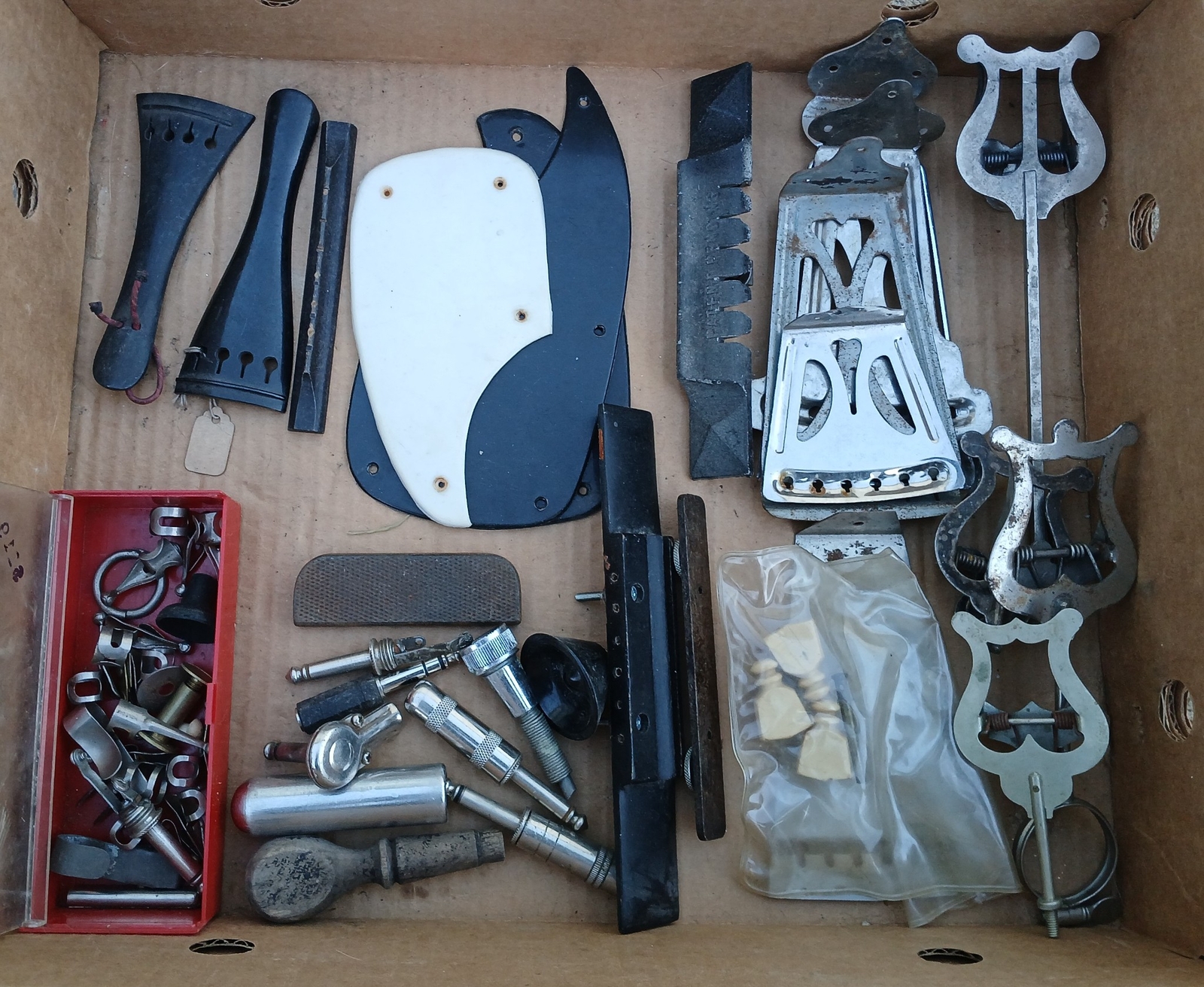 Vintage Lot of Miscellaneous Guitar, Violin, Banjo Parts eBay