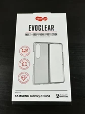 Tech21 Samsung Galaxy Z Fold4 EvoClear Series 2-Piece Case - Clear