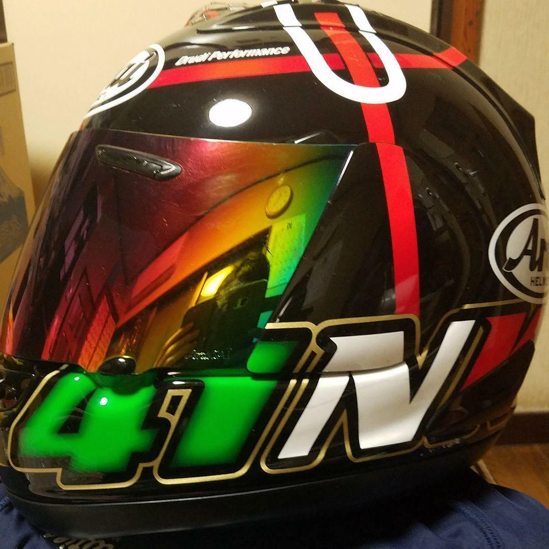 Arai Full Face Helmet RX-7 RR5 HAGA MONZA M size Replica Ducati 57-58cm *USED*