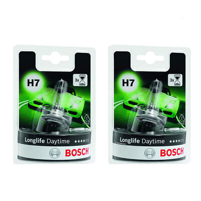BOSCH Doppelpack Longlife Daytime WS H7 12 V 55 W Sockel PX26d VW