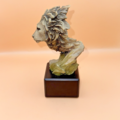 彫刻・オブジェ Mill Creek Studios SoulMate Mill Creek Studios Lion Savage Heart Carved Sculpture By Stephen