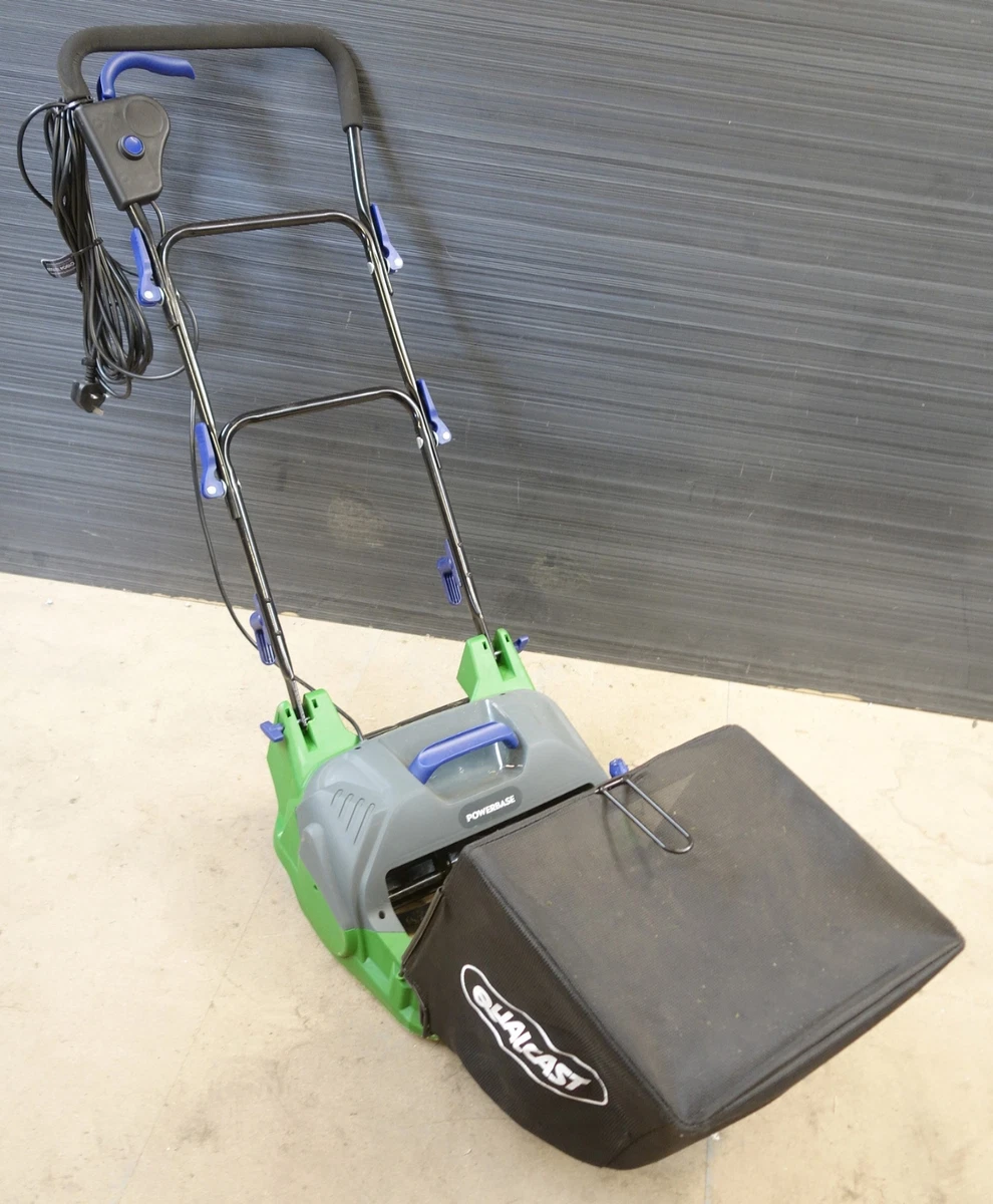 Corded Electric Cylinder Mower Lawnmower 32cm 400w Powerbase