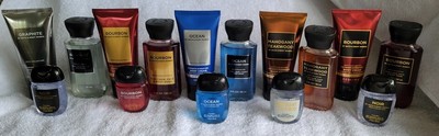 Small Brown Gfit Bags with Bath &Body Works Men s (Uni-sex) Mini Sets