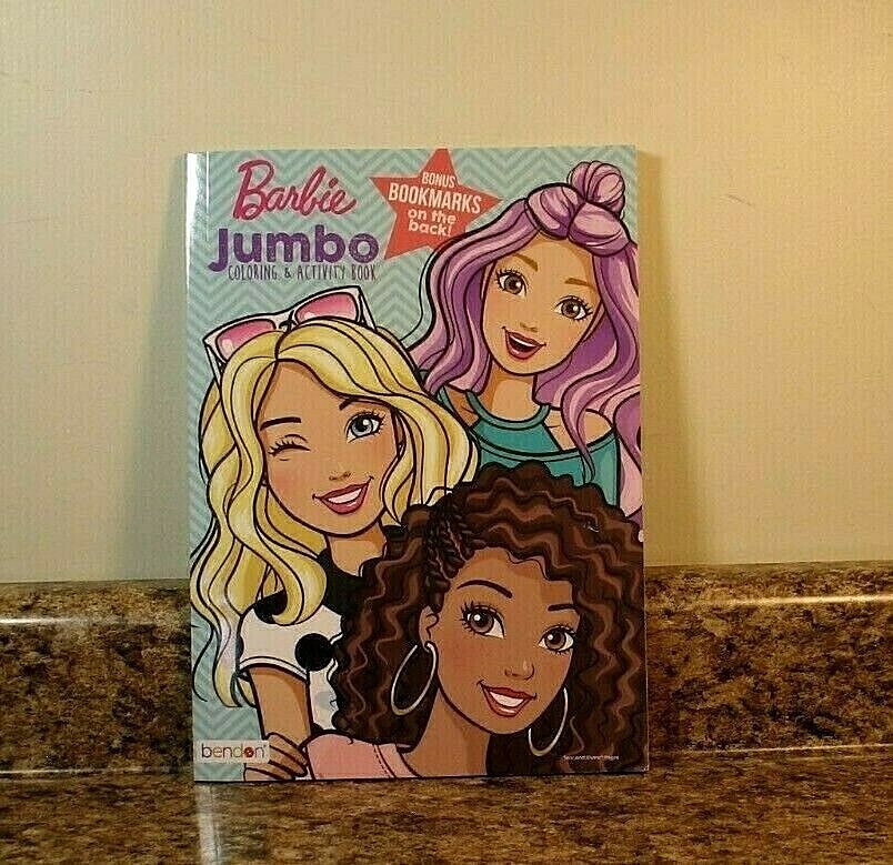 Barbie Coloring and Activity Book Tear and Share Pages NEW