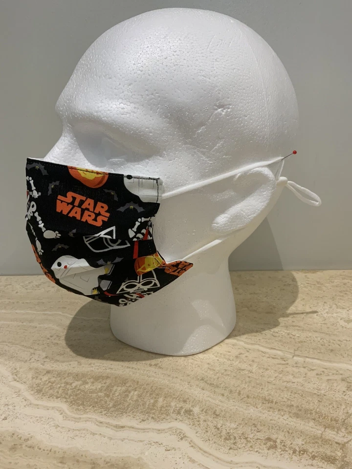 Star Wars Washable Face Mask Adjustable cords and nose wire - Image 3 of 4