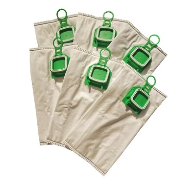6 sacchetti Folletto VK140 VK 150 sacchi in microfibra anallergica per Vorwerk