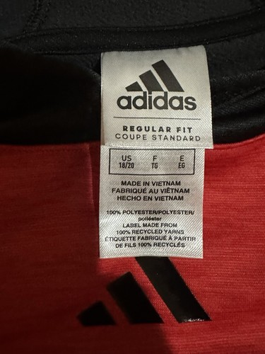 Felpa con cappuccio pullover Adidas taglia XL 18/20 ragazzo logo grafica tasca nuova con etichetta - Foto 4 di 8