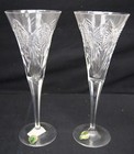 WATERFORD Crystal MILLENNIUM Series HEALTH Toasting Fluted Champagne Glasse 9.25 — photo 2