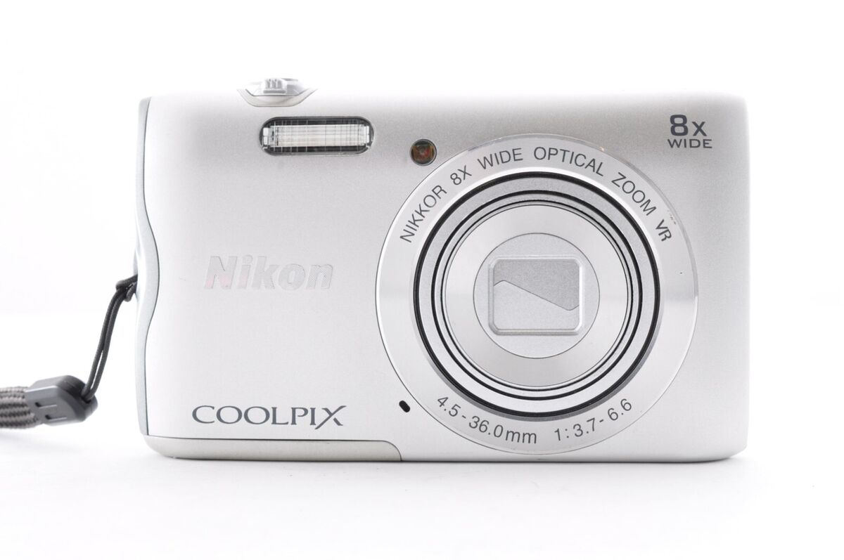 Nikon Coolpix A300 Silver Very Good 20.0MP Compact Digital Nikon Coolpix A300 Silver Very Good 20.0MP Compact Digital