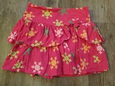 girls GYMBOREE SNOWFLAKE CORDUROY SKORT skirt shorts PINK SIZE 6 winter holiday