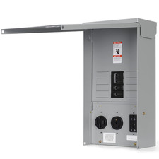 Electrical Panel RV Electrical Outlet Panel with Breaker Prewired Circuit 20 30