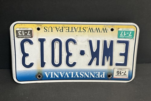 2017 PENNSYLVANIA LICENSE PLATE — EWK - 3013 — WWW.STATE.PA.US - Picture 7 of 22